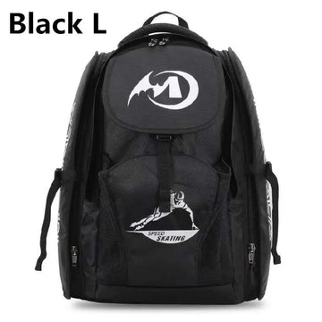 skate bag black large