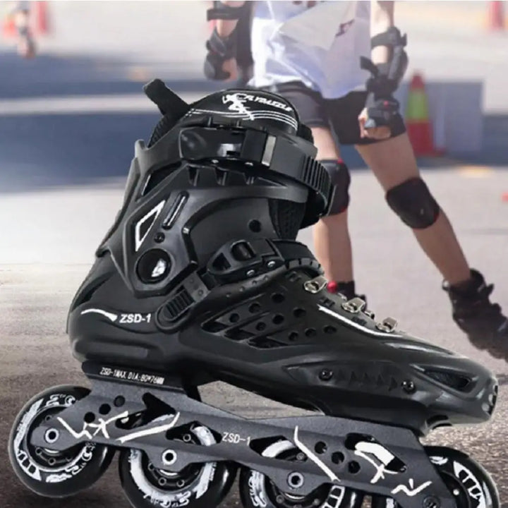 "Inline Skates Professional Roller Skate Shoes Slalom Adult Roller Skating Shoes Sliding Free Skate Sneakers: High-performance inline skates for adults. Ideal for slalom skating and free skating. Explore now!"