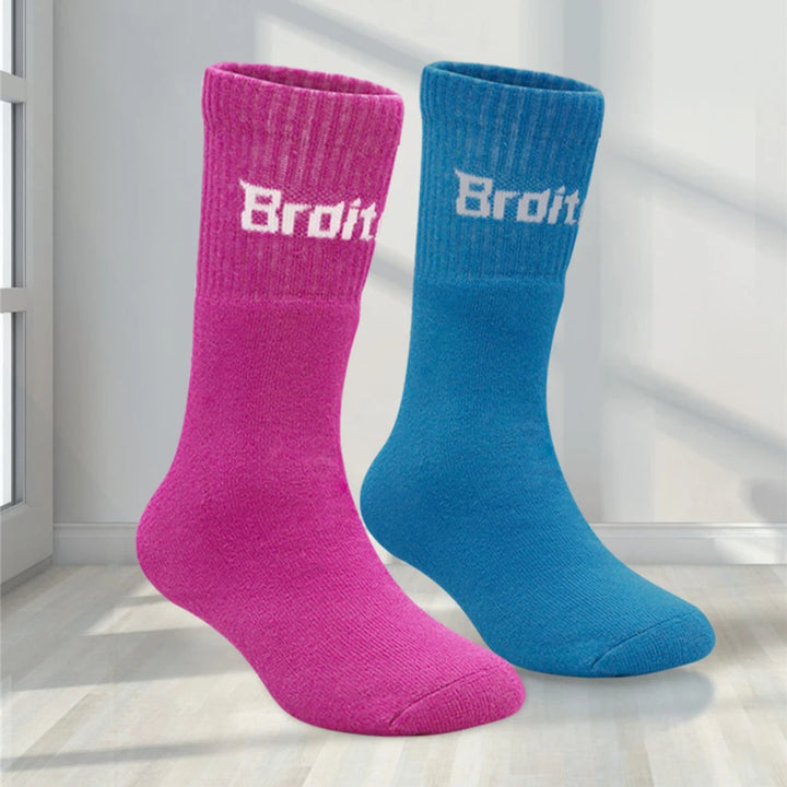 "Original BROITON Inline Speed Skate Socks: Size 25-37 Roller Skate Socks for Children, Ice Skate, Hockey Skate"